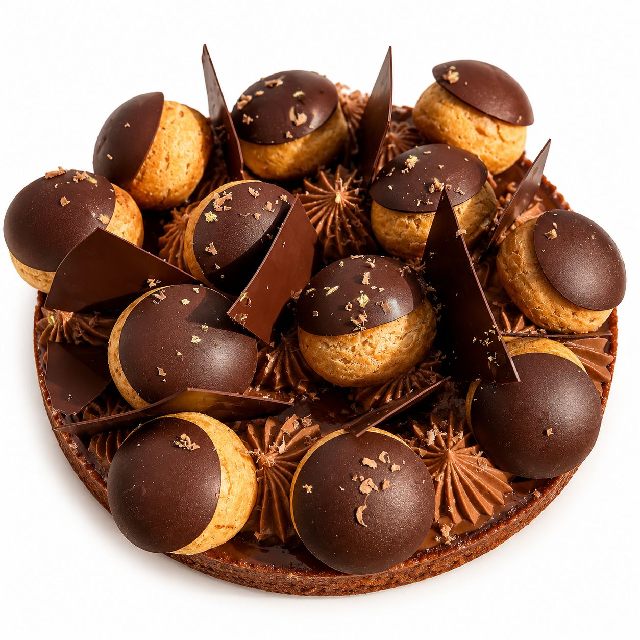 Saint-Honoré chocolat tonka