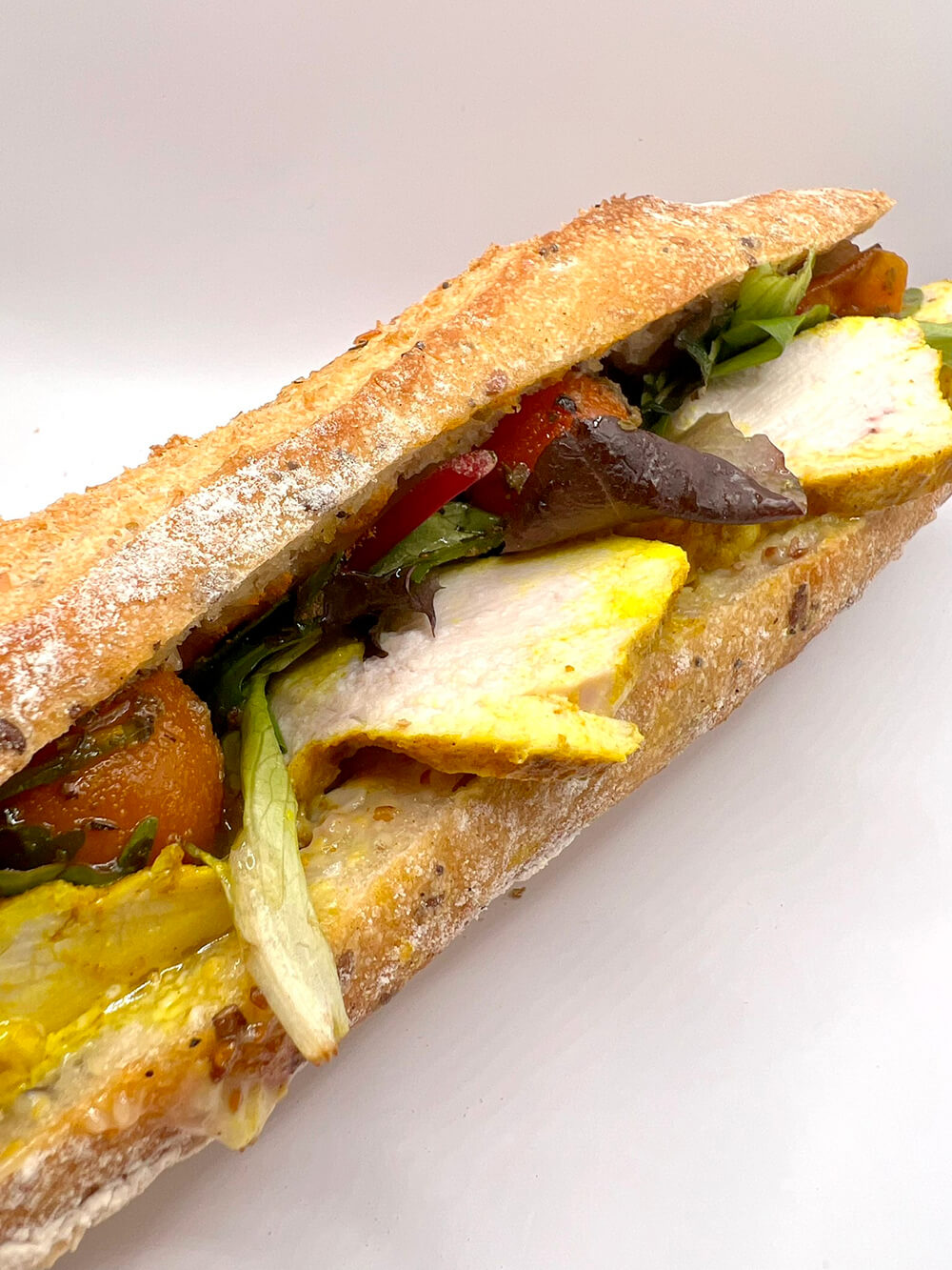 Sandwich poulet / curry