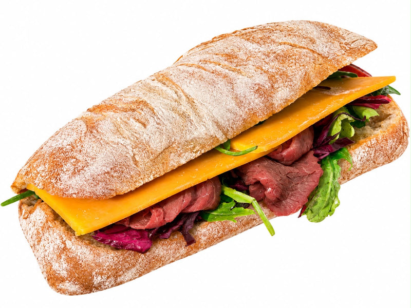Ciabatta rôti de bœuf / Cheddar