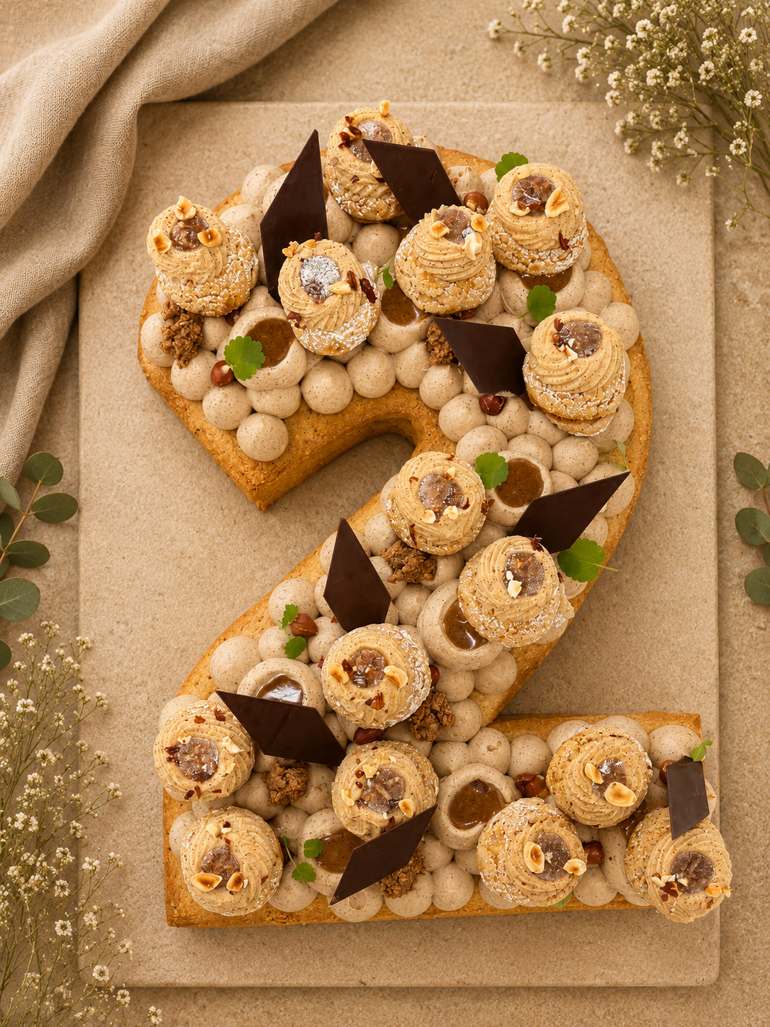 Number Cake - Paris brest