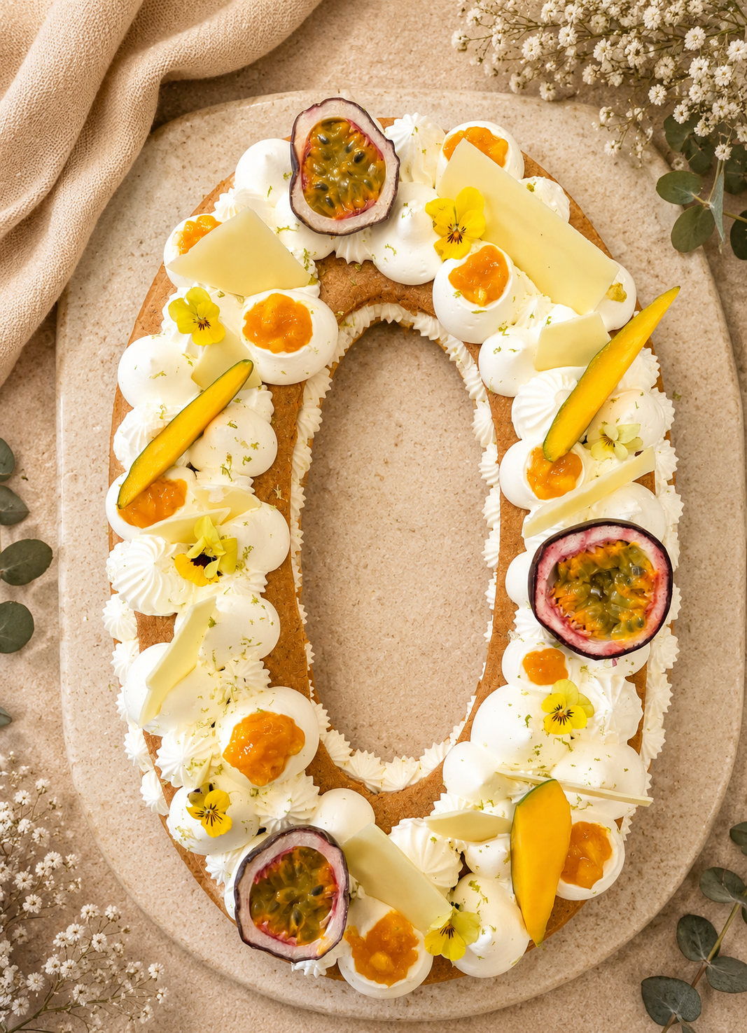 Number Cake - Fruits exotiques