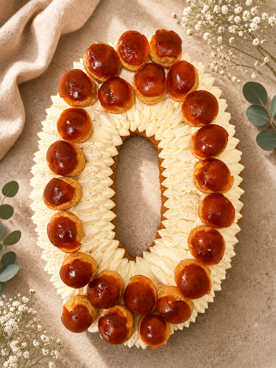 Number Cake - Façon Saint-Honoré