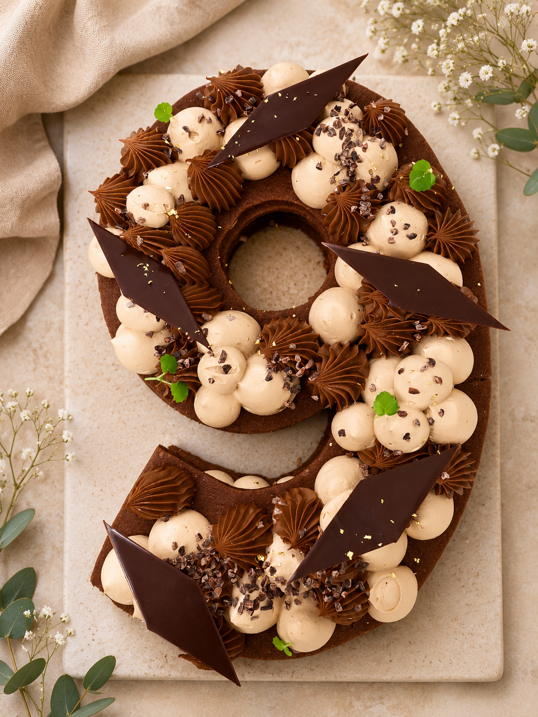 Number Cake - Chocolat