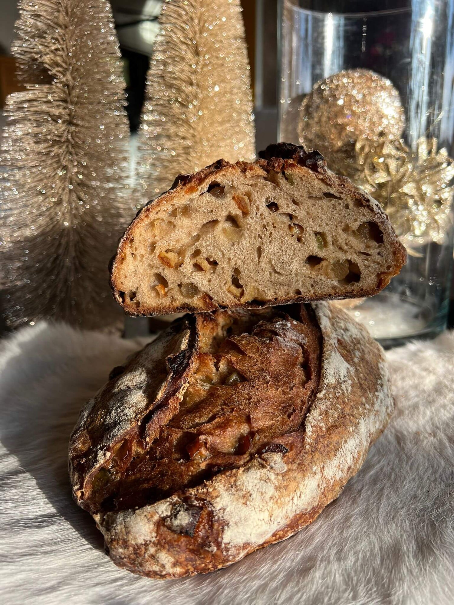 Tourte de Meule aux fruits confits cédrat et citron